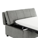 Twin Size Folding Ottoman Sleeper Bed With Mattress Convertible Guest Bed