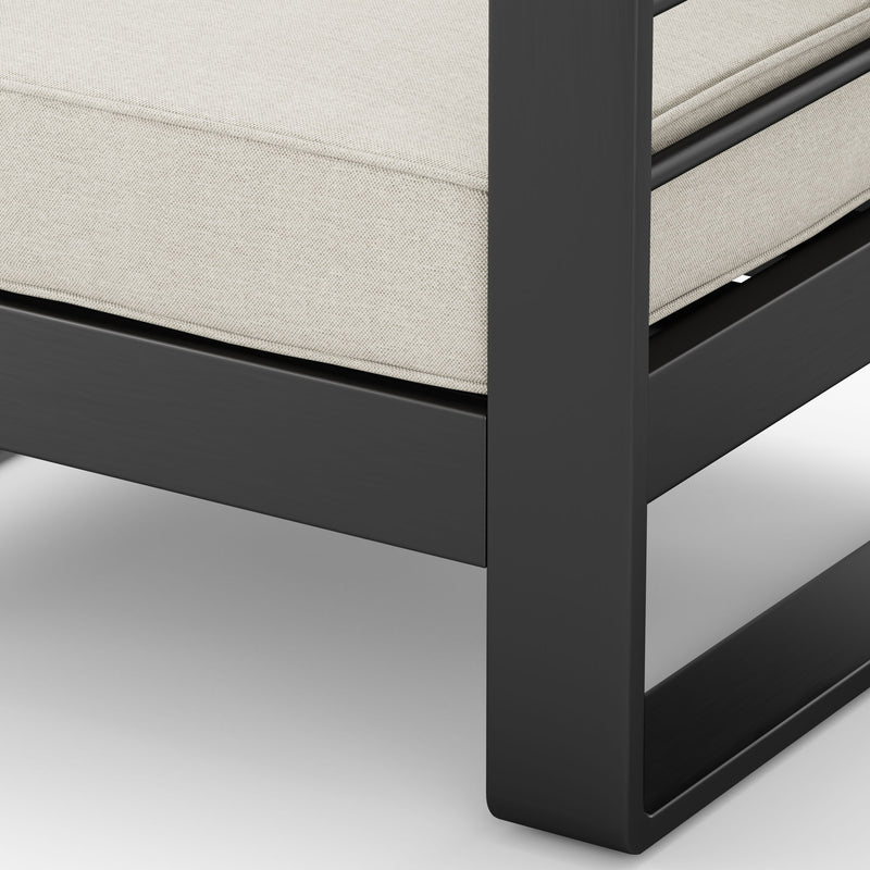 Maya Bay - Loveseat - Black / Beige
