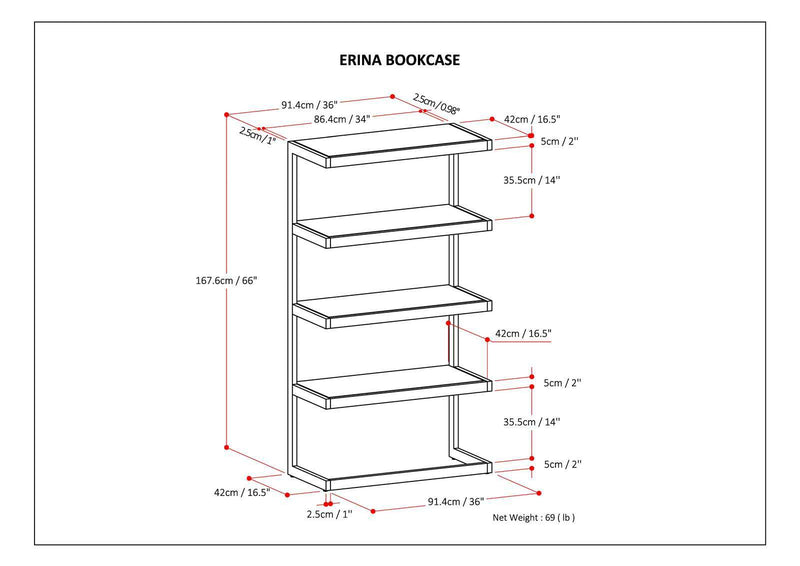 Erina - Bookcase