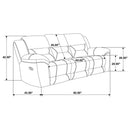 Gilson - Chenille Upholstered Sofa Set
