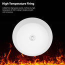 Elegant Ceramic Vessel Bathroom Sink With Stain Resistant Finish