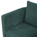 Sutton - Swivel Barrel Chair - Peacock