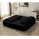 Multi Functional Sectional Sofa Bed With Independent Chaise Lounge And Functional Blanket