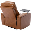 Power Motion Recliner Electric Power Recliner With USB Charging Port, Hidden Arm Storage, Convenient Cup Holder And Bluetooth Speaker