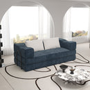 3 Seat Folding Floor Couch & King Size Bed Mattress