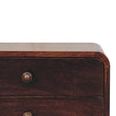 Curved Wall Mounted Bedside Nightstand