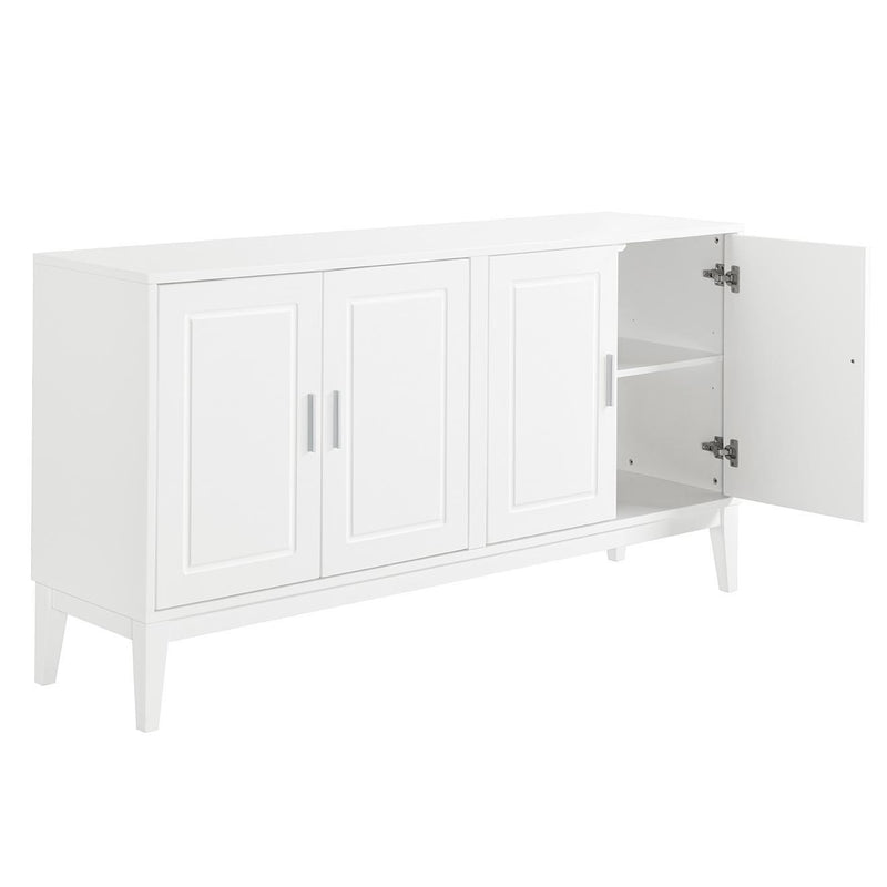4 Door Sideboard Storage Cabinet With Door Shelf