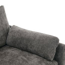 Cozy Upholstered Plush Cushion Armchair For Living Room