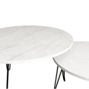 Round Nesting Coffee Table For Living Room (Set of 2)