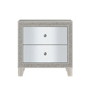 Sliverfluff - Mirrored Nightstand - Champagne