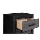 Soluto - Nightstand - Gray / Black