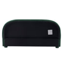 Upholstered Simple Modern Bedroom Bed With Curved Headboard