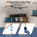 4 X 8 Ft Overhead Garage Storage Rack - Black