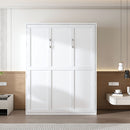 Queen Murphy Bed, Space Saving Design - White