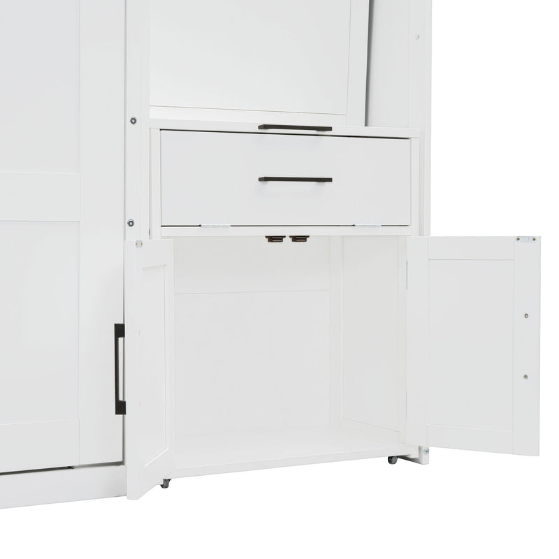 Murphy Wall Bed With Closet, Drawers & Desk