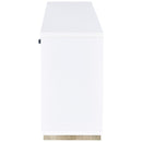 Dalton - 2 Door Storage Credenza - White And Distressed Pine