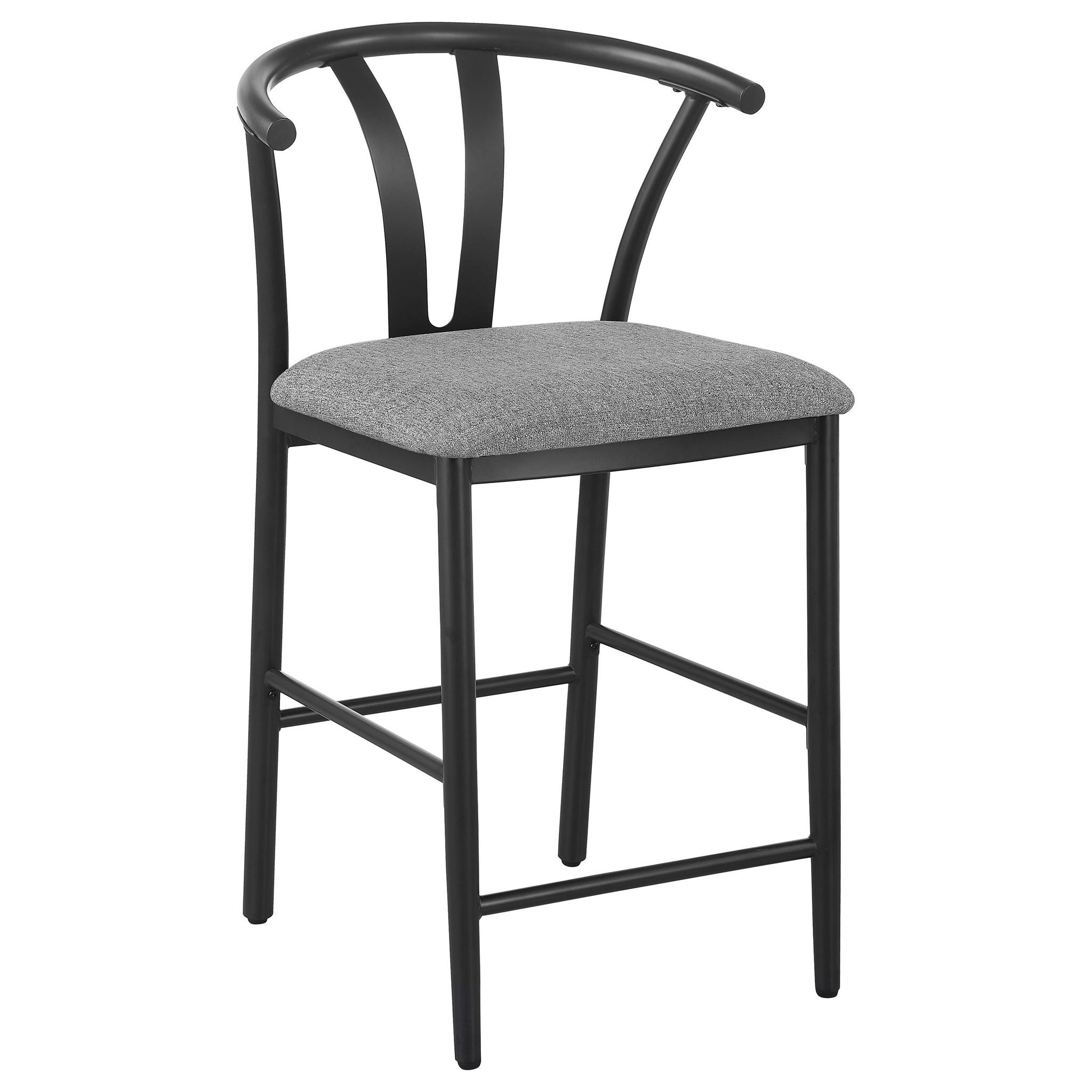 Dolman Counter Height Dining Side Chair Grey (Set of 2) - Atlantic Fine Furniture Melbourne FL