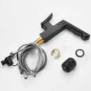 Modern Smart LED Bathroom Faucet With Temperature Digital Display And Pull Down Sprayer