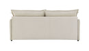 Elisea - Sleeper Sectional Sofa With 2 Toss Pillows - Beige