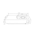 Propane Gas Fire Pit Table, 50000 Btu Rectangular Concrete Fire Pit For Outside Patio Deck Garden Backyard - Light Gray