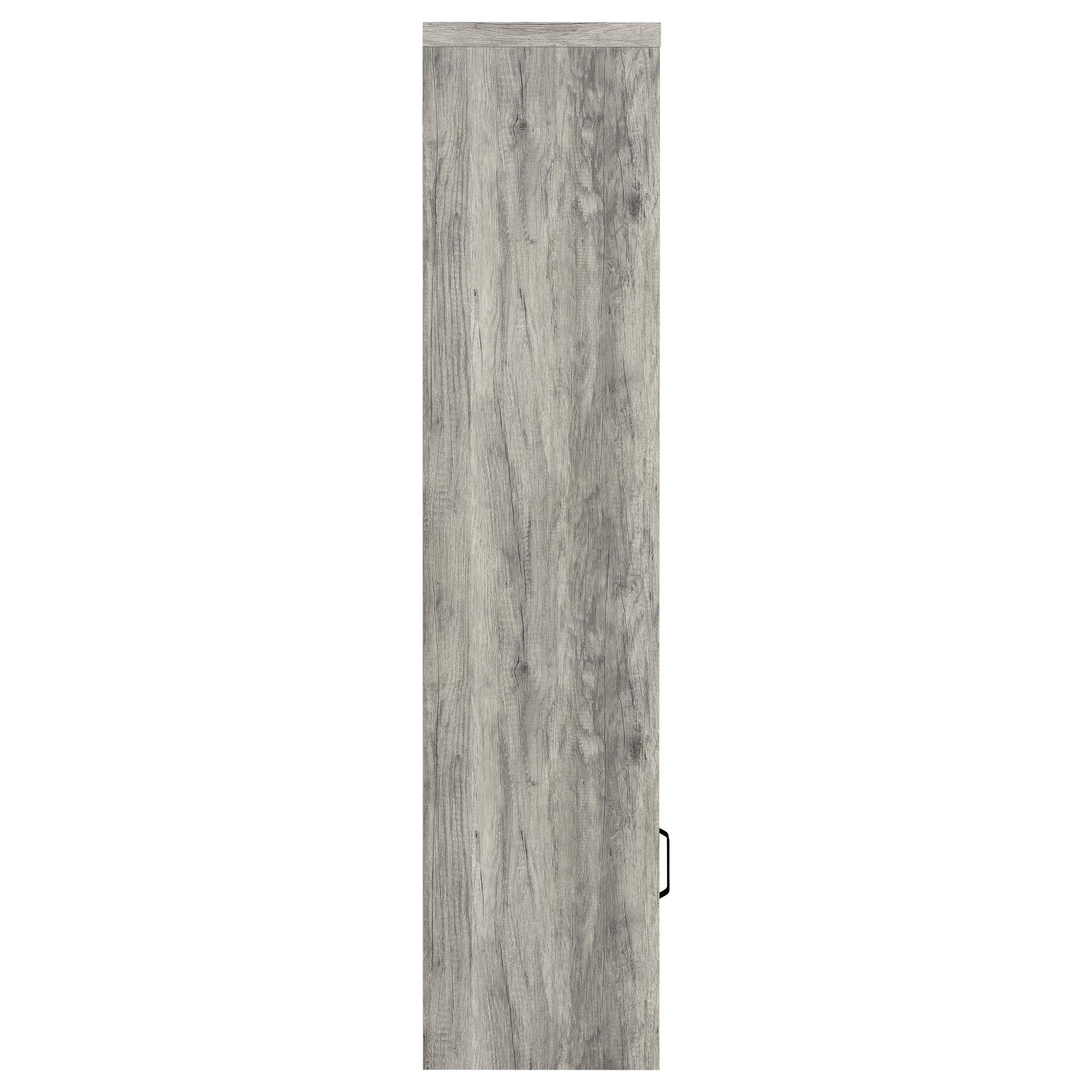 Burke 3-piece 59-inch TV Entertainment Center Grey Driftwood
