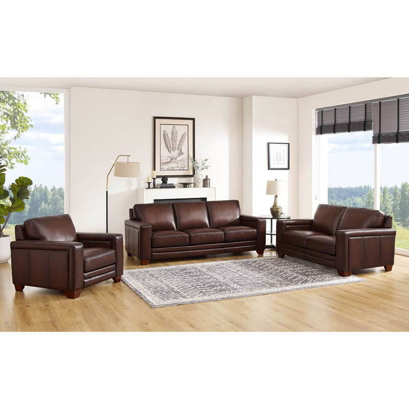 Aiden - Leather Loveseat