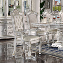 Vendom - Dining Chair (Set of 2) - PU & Antique Pearl Finish - Atlantic Fine Furniture Inc