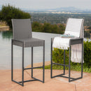 Outdoor Barstool With Hand Crafted Details (Set of 2)