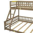 Bunk Bed With Ladder And Guardrails
