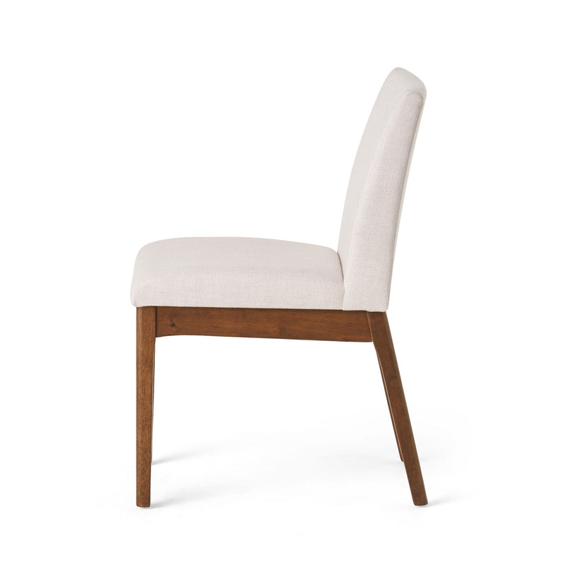 Contemporary Fabric Comfort Dining Chairs (Set of 2)
