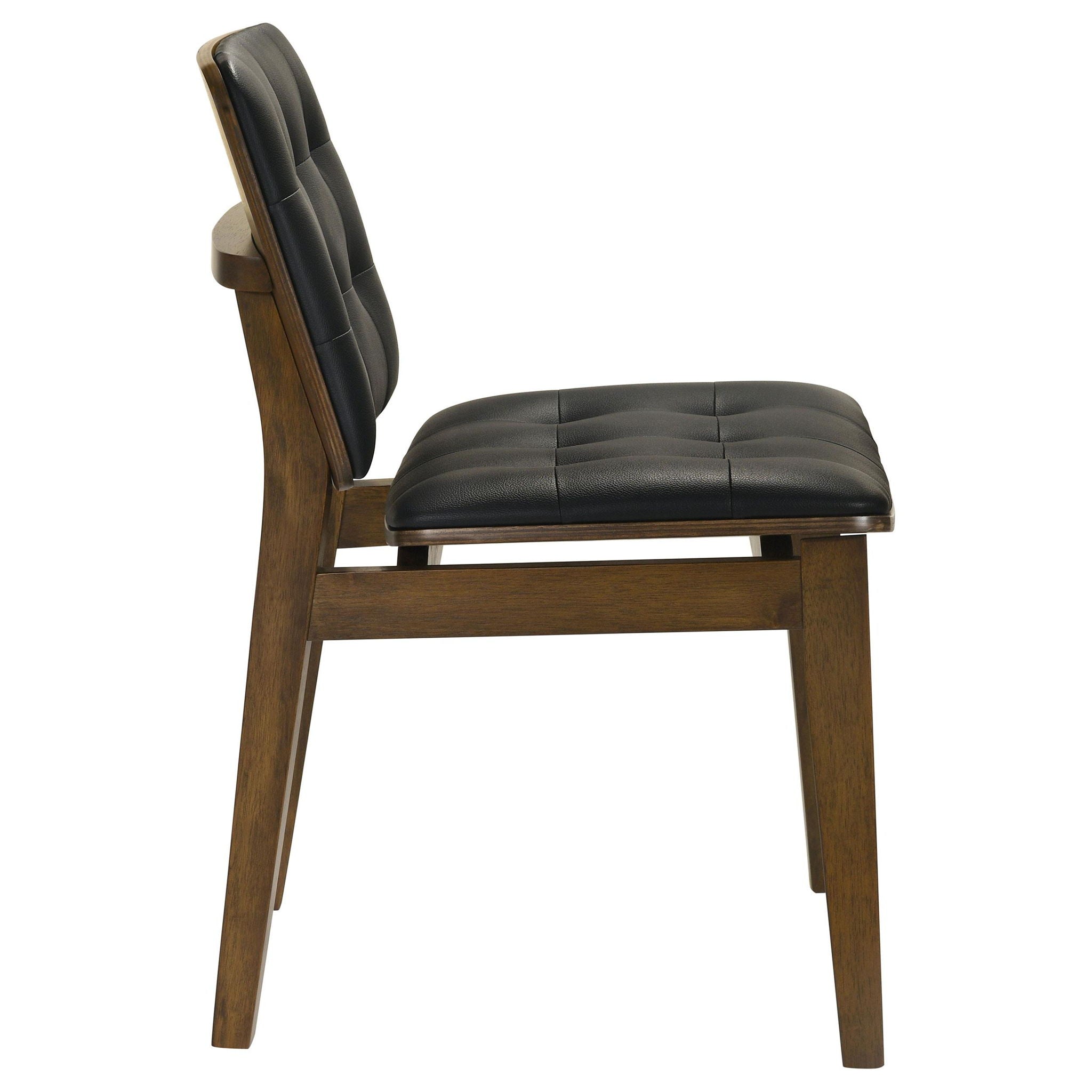 Redbridge Upholstered Dining Side Chair Walnut (Set of 2) - Atlantic Fine Furniture Melbourne FL