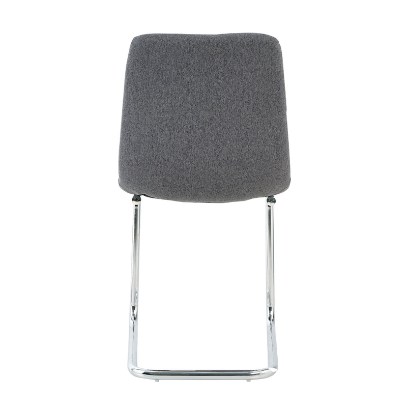 Modern Dining Chair With Metal Legs
