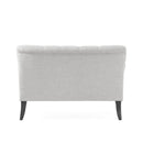 Nicole - French Style Upholstered Loveseat With Tufted Backrest