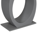 Console Table With Oval Base And Reinforced Bottom Plate