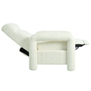 Push Back Recliner Armchair Upholstered Recliner Chair Single Sofa With Adjustable Backrest