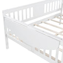 Full size Daybed, Wood Slat Support, White