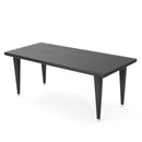 Reflect - Outdoor Dining Table With Rattan Cover - Dark Gray