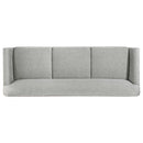 Vaughn - Fabric Upholstered Flared Arm Sofa - Gray