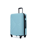 3 Piece Luggage Sets Lightweight Suitcase With Two Hooks, Spinner Wheels, Tsa Lock, Durable Hard Shell