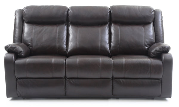 Ward - G760A-RS Double Reclining Sofa - Dark Brown