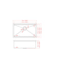 Undermount Workstation Kitchen Sink Stainless Steel Single Bowl