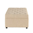 Convertible Folding Sofa Bed Ottoman With Memory Mattress And Tufted Design