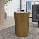 Langseth - Iron Sunburst Side Table Modern Design