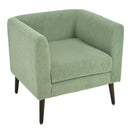 Modern Accent Upholstered Armchair With Pillow