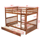 Bunk Bed With Ladders And 2 Storage Drawers