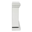Noralie - 42" Fireplace - Mirrored & Faux Diamonds