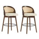 Como - Indoor Wood Barstool (Sey of 2)