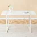 Industrial Rectangular Dining Table For 4 - 6 People