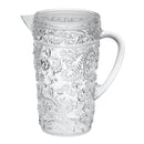 Paisley Unbreakable Plastic Water Pitcher With Lid And Spout