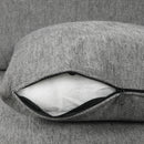 Convertible U-Shaped Sectional Sofa With Pull-Out Bed